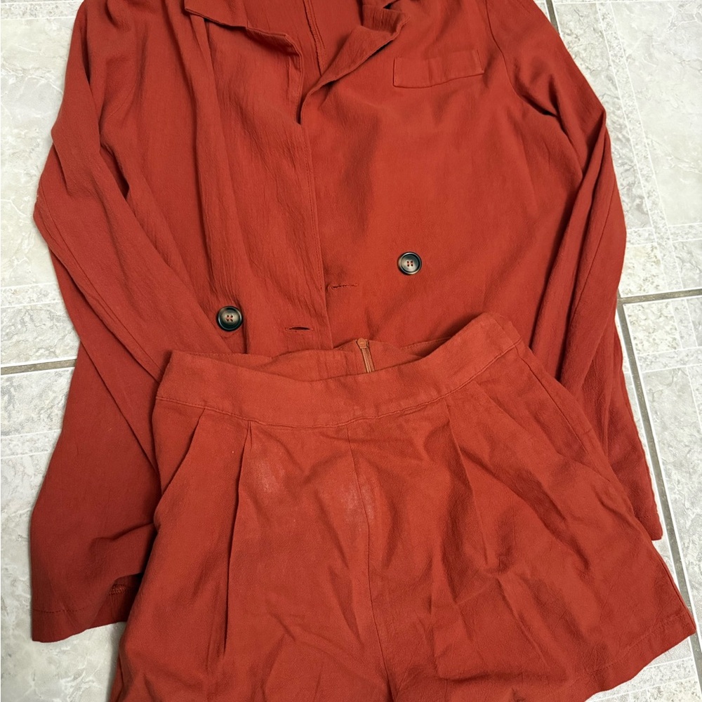 SHEIN Rust Jumpsuit